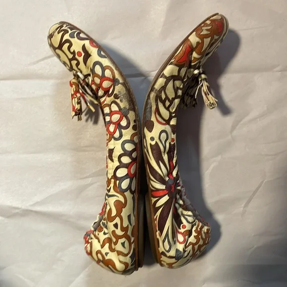 Emilio Pucci Leather Ballet Flats Classic Print - Picture 13 of 15
